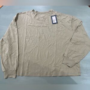 Women's Beige Long Sleeve Shirt